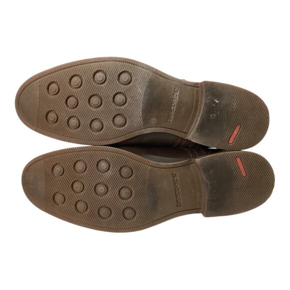 Rockport Brown Leather & Suede Oxfords Men's Size 13 - Picture 7 of 7